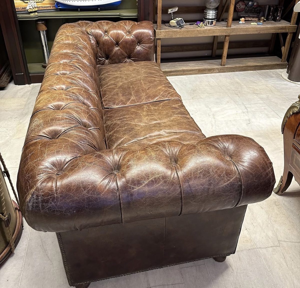 Mudo Kensington Vintage Deri Kanepe — fotoğraf 3