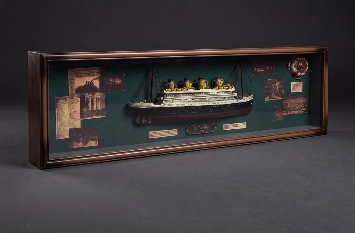 1912 Titanic Gemisi Gölge Kutusu — fotoğraf 5