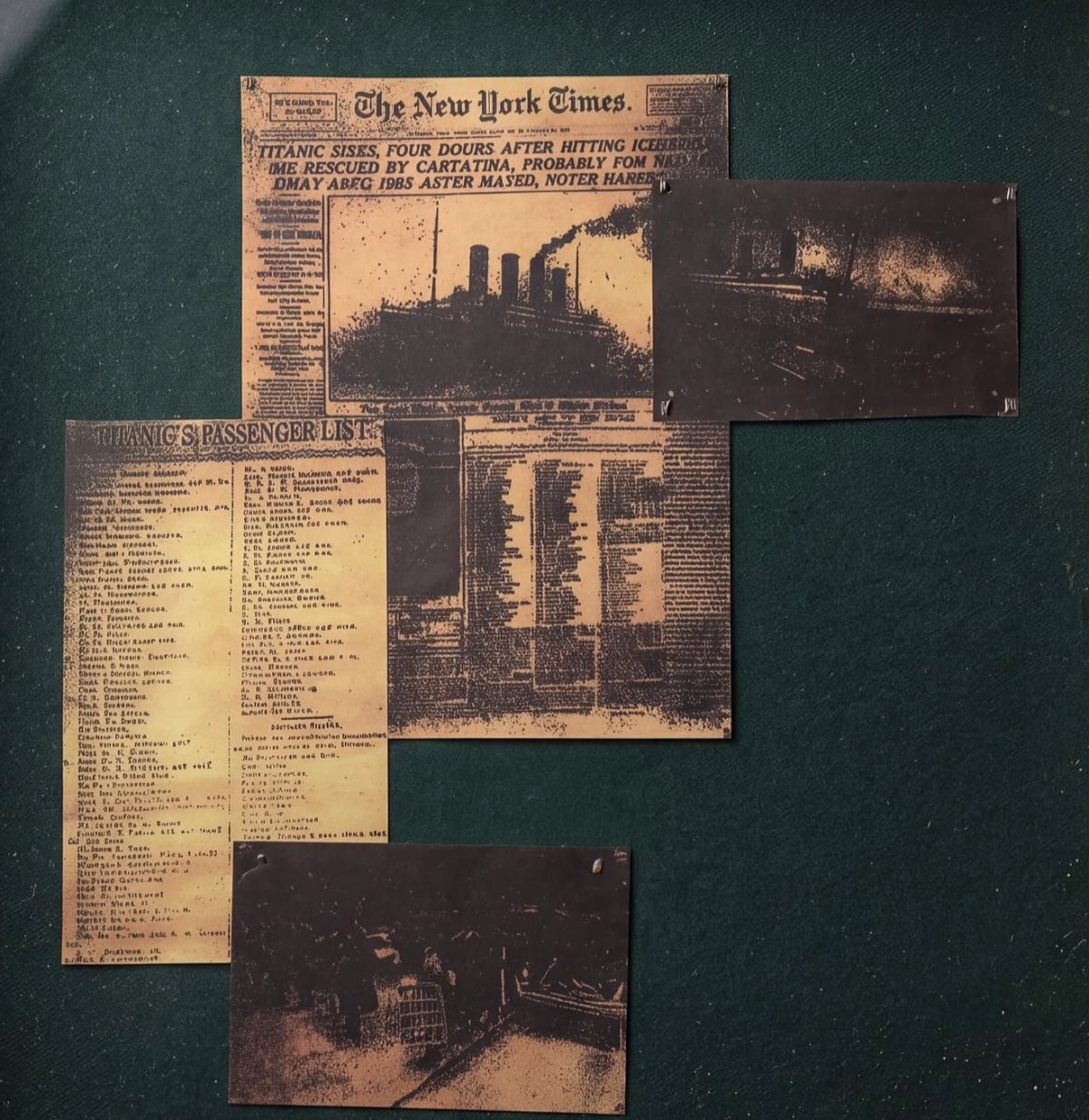 1912 Titanic Gemisi Gölge Kutusu — fotoğraf 3