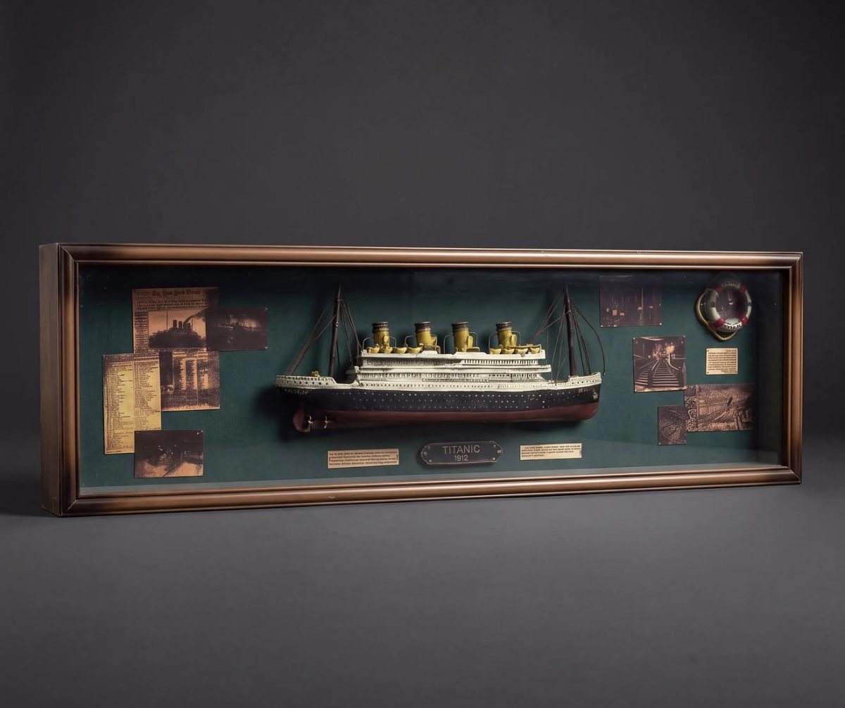 1912 Titanic Gemisi Gölge Kutusu — fotoğraf 1