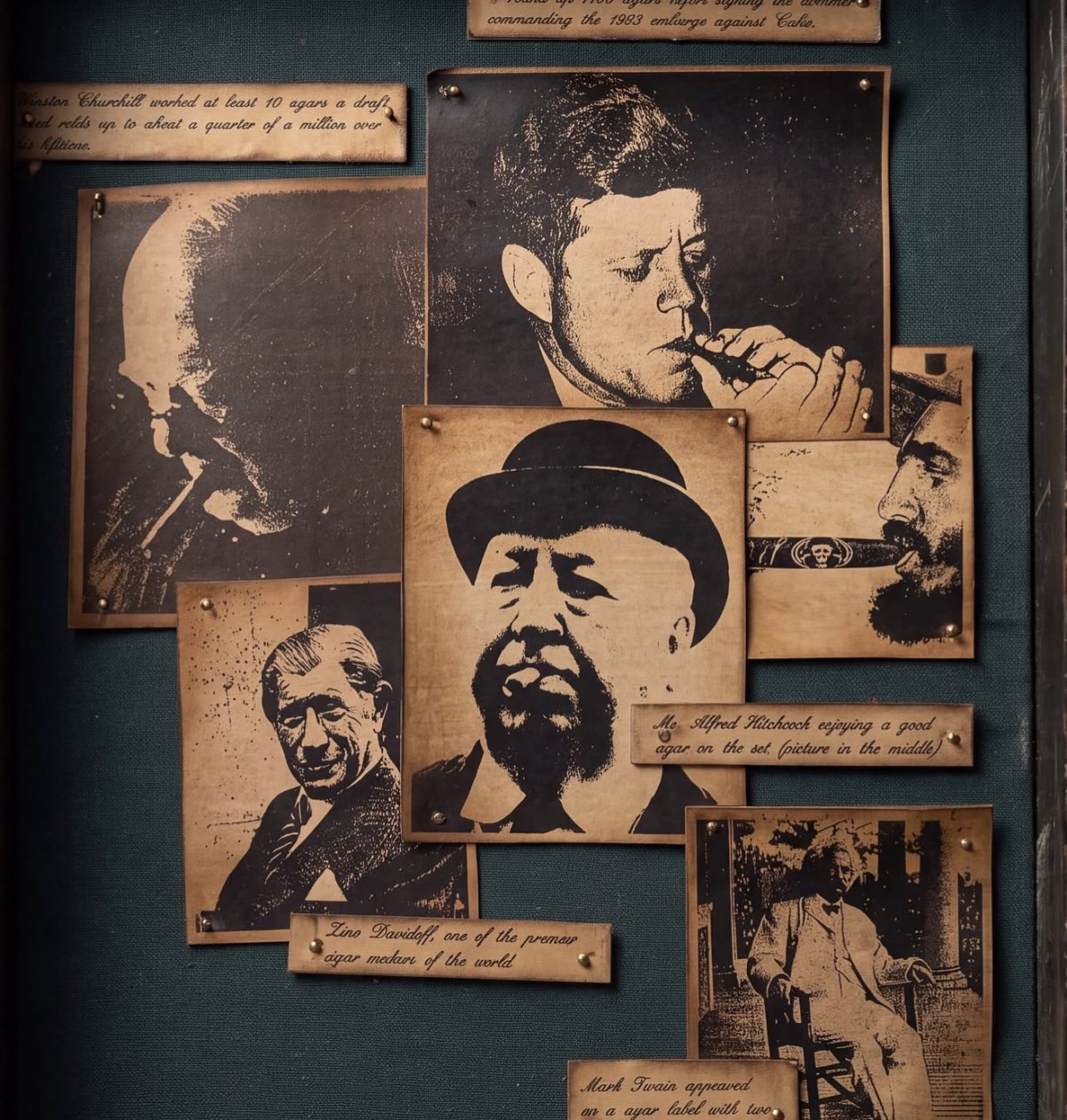 VINTAGE FELIPE GREGORIO PURO KOLEKSİYONER CAM ÖNLÜ SERGİ KUTUSU — fotoğraf 3