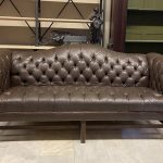 İTALYAN CHESTERFİELD DERİ KANEPE