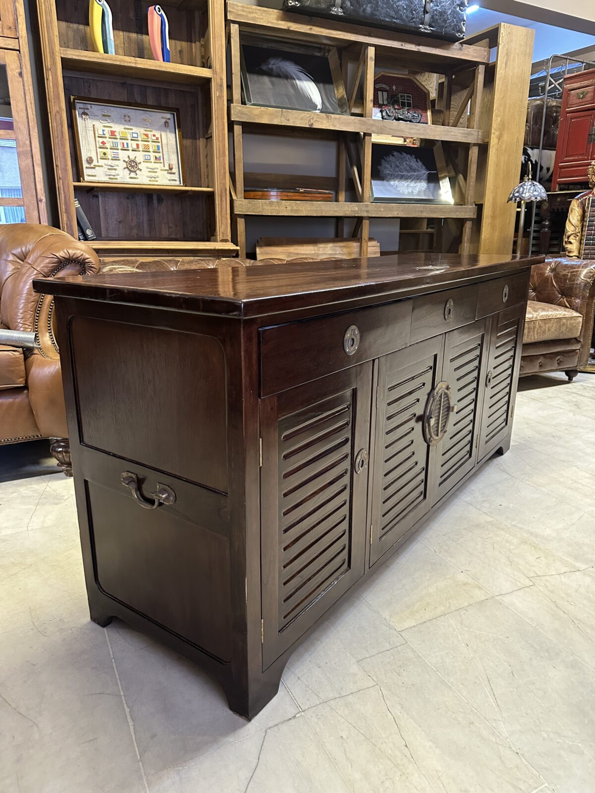 MARİN TARZI AHŞAP KONSOL - Görsel 3