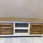 PANJUR KAPAKLI AHŞAP TV SEHPASI