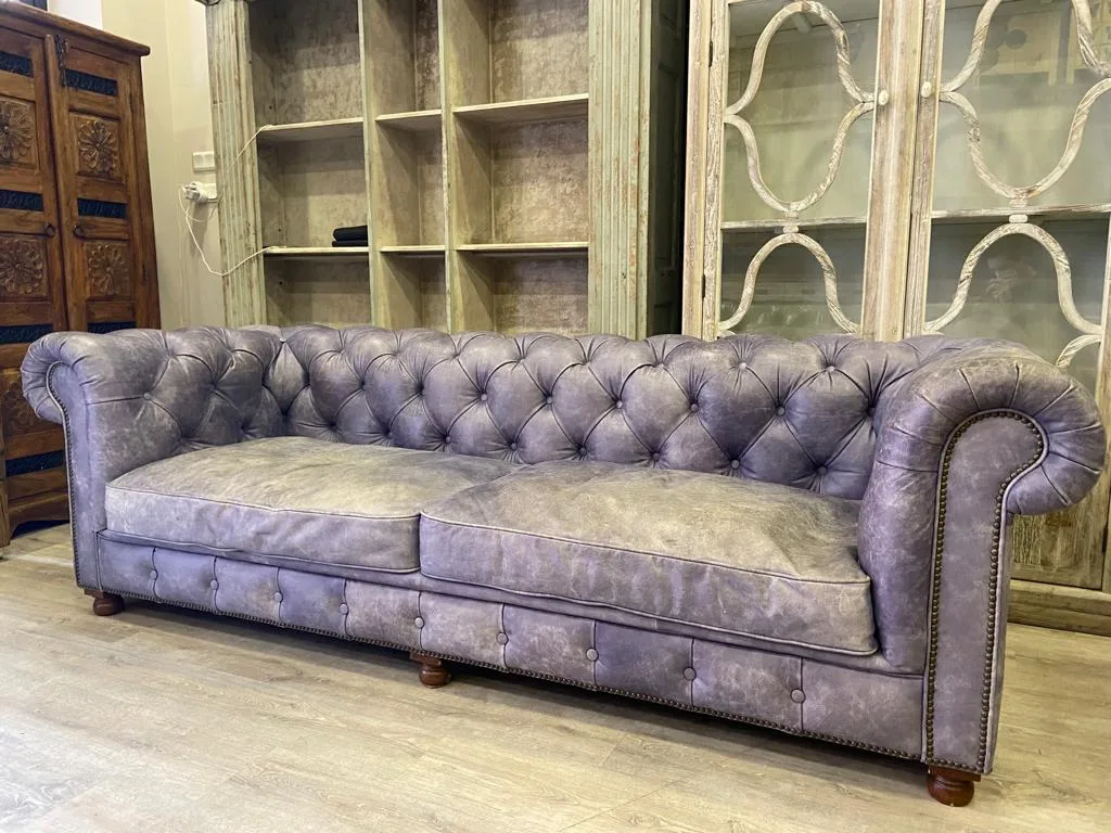 MUDO KENSİNGTON CHESTER DERİ KANEPE - Görsel 4