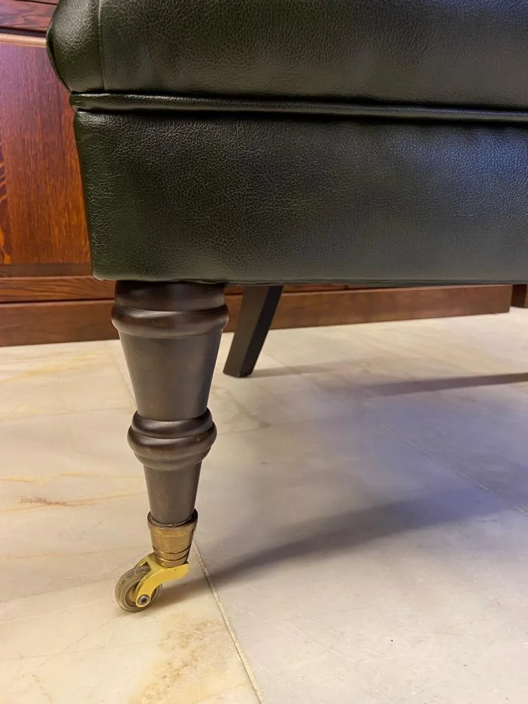 TEKERLEKLİ DERİ BERJER - Görsel 3