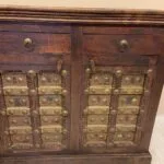 ANTİK HİNT TARZI AHŞAP KONSOL - Görsel 4