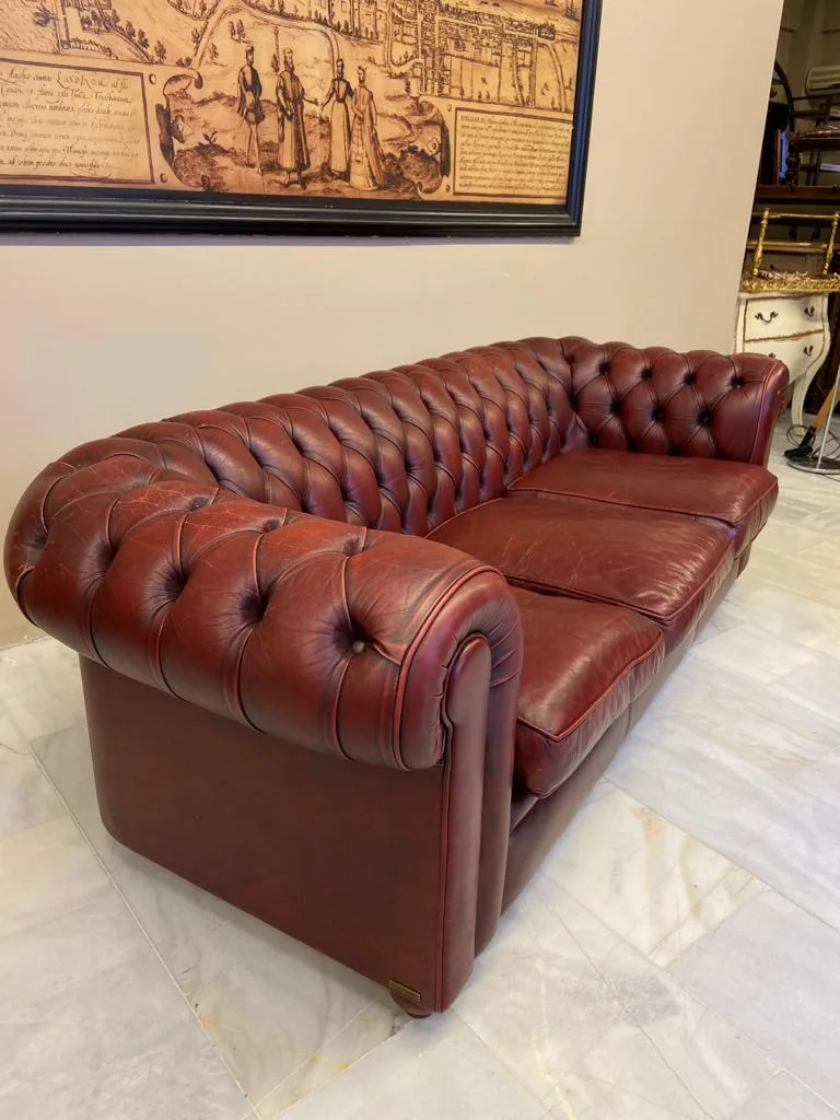 CAPİTONE MARKA DERİ KANEPE - Görsel 3