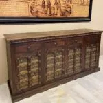 ANTİK HİNT TARZI AHŞAP KONSOL - Görsel 3