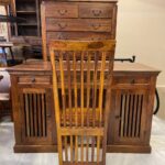 KERVAN SİSAM AĞACI ÇALIŞMA MASASI