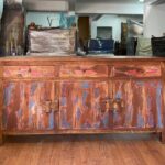 GERİ DÖNÜŞTÜRÜLMÜŞ AHŞAP KONSOL