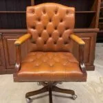 CHESTERFİELD DERİ OFİS KOLTUĞU
