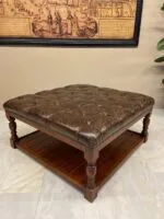 AMERİKAN DERİ ORTA SEHPA - Görsel 2