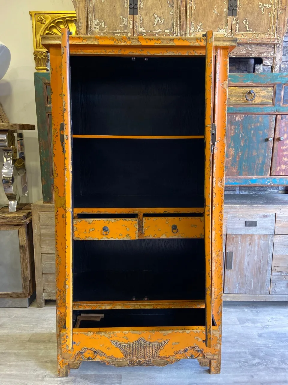 UZAKDOĞU ZEN ORANGE  ÇİN DOLAP - Görsel 3