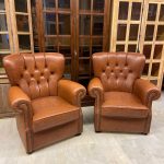 MİRAÇ MOBİLYA HAKİKİ DERİ ÇİFT BERJER