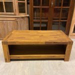 TİK AĞACI AHŞAP ORTA SEHPA