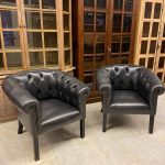 CHESTERFİELD HAKİKİ DERİ ÇİFT BERJER