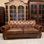 AMERİKAN VİNTAGE DERİ KANEPE