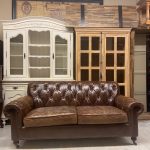 AMERİKAN CHESTERFİELD DERİ KANEPE