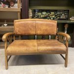 Tik Ağacı Deri Koltuk