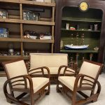 Retro Ahşap Oturma Grubu