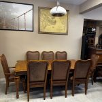 AMERİKAN AHŞAP YEMEK MASA TAKIMI