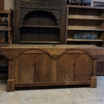 Rustik Meşe Ağacı Konsol