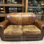 VİNTAGE CLUB DERİ İKİLİ KOLTUK
