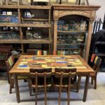 TİK AĞACI MASA SANDALYE