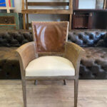 Zentique Garcia Vintage Deri Berjer