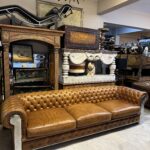 CHESTERFİELD DERİ DÖRTLÜ KOLTUK