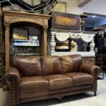 AMERİKAN DERİ VİNTAGE KANEPE