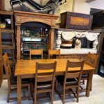 Mudo Meşe Ağacı Masa Sandalye