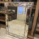 John Richard İmzalı Bizoteli Ahşap Ayna