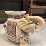 SERAMİK EL BOYAMA OTURMA TABURE