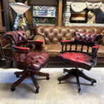 İNGİLİZ CHESTERFİELD DERİ PATRON KOLTUĞU