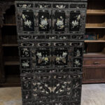 ANTİKA UZAKDOĞU SEDEF İŞLEMELİ DOLAP