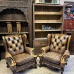 Hancock&Moore amerikan deri çift berjer