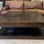 Mudo Old Java meşe ağacı orta sehpa