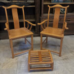 Uzakdoğu Ahşap Çift Koltuk