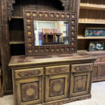 Kervan antik ahşap konsol