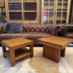 Ethnicraft Tik Ağacı Çift Sehpa