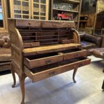 Tik ağacı storlu çalışma masası