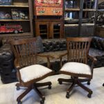 Ceviz Ahşap çalışma sandalyesi