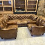 Mudo Vintage Deri Oturma Grubu