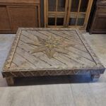 Vintage ahşap orta sehpa