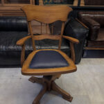 Masif Ahşap çalışma sandalyesi