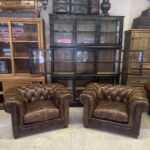 Amerikan Kensington Vintage Deri Koltuk