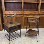 Ferforje ahşap dolap