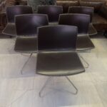 Arper Catifa 53 İtalyan Deri Sandalye Takımı